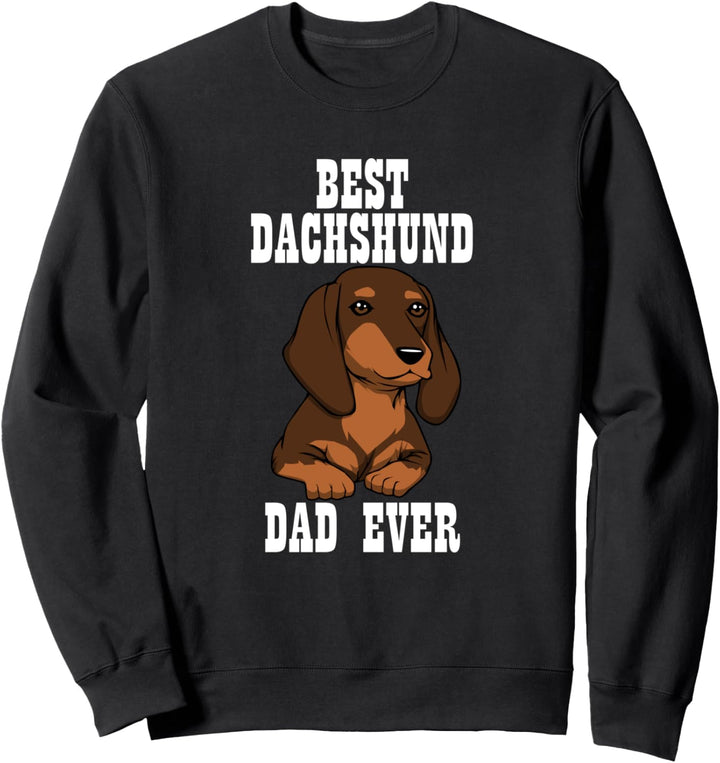 Dackel Papa Spruch Hundebesitzer Ironisch Sweatshirt