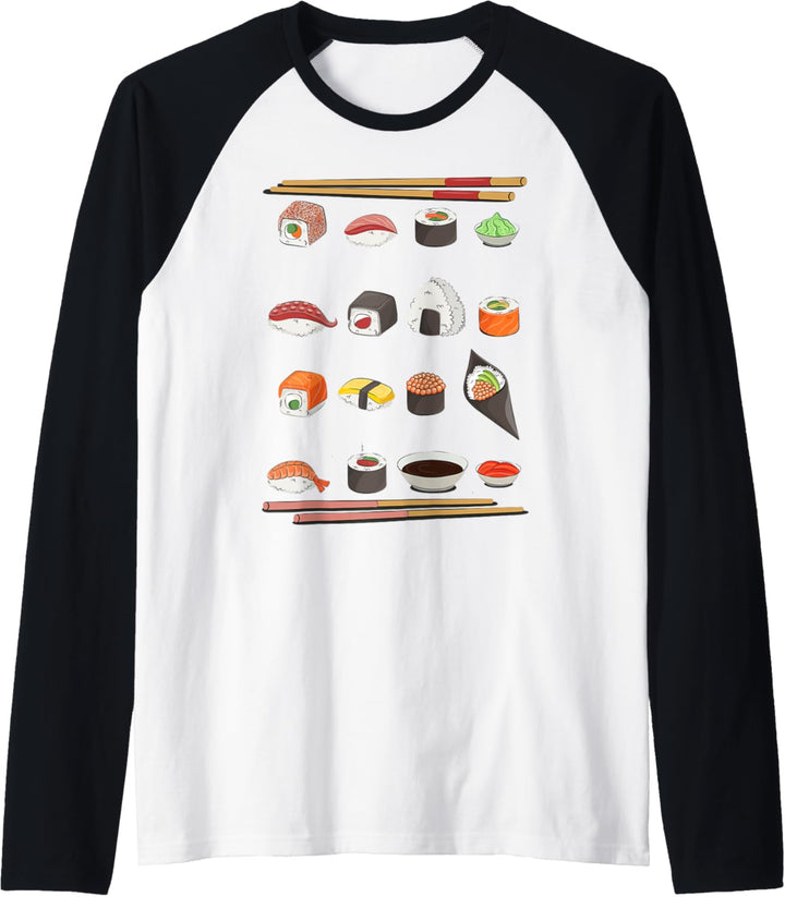 Sushi Different Kind Sushi Lover Japan Japan Food Raglan