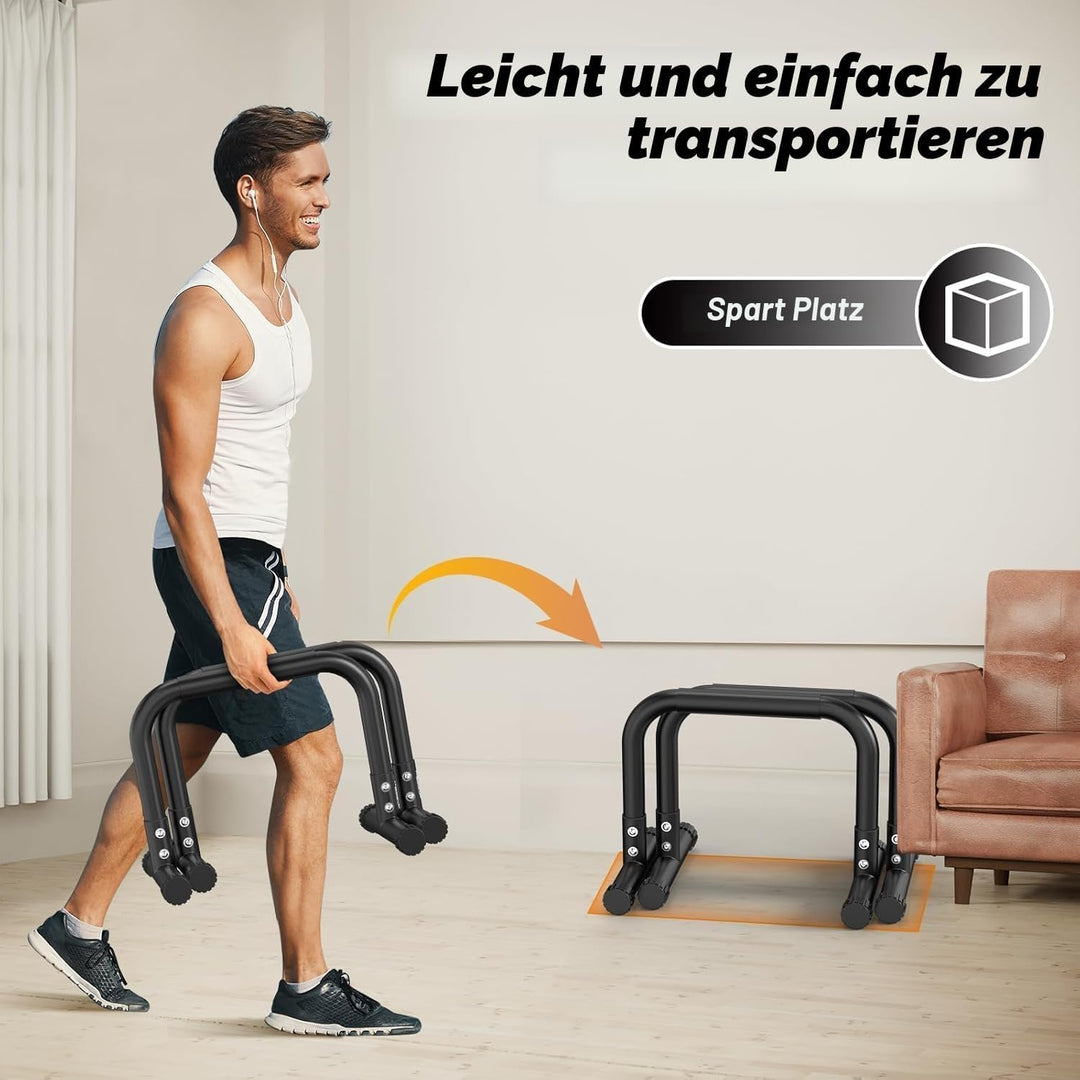 RELIFE REBUILD YOUR LIFE Dip Station Dip Bar Barren Parallettes Push Up Dip-Ständer Einstellbar Eins