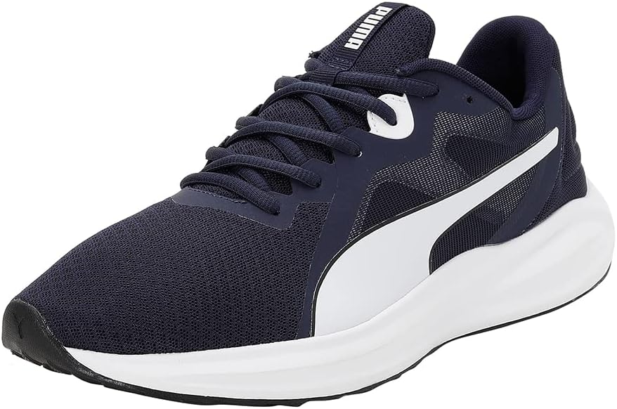 PUMA Herren Twitch Runner Fresh Strassen-Laufschuh 40 EU Puma Navy Puma White, 40 EU Puma Navy Puma