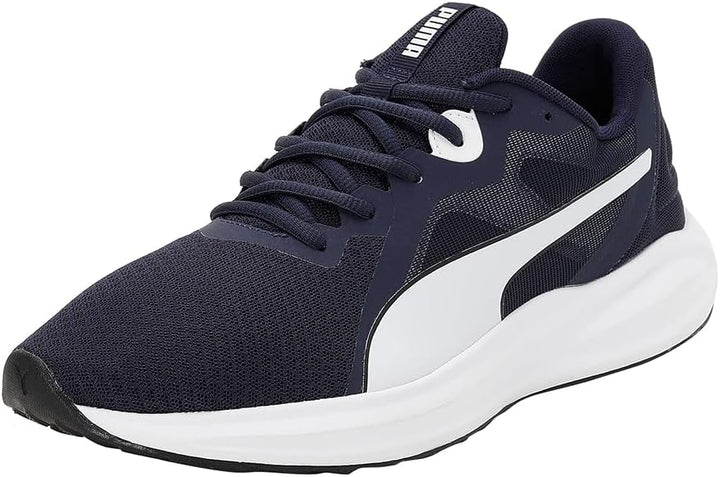 PUMA Herren Twitch Runner Fresh Strassen-Laufschuh 40 EU Puma Navy Puma White, 40 EU Puma Navy Puma