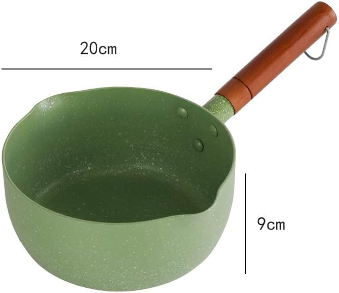 Milchtopf, Antihaftbeschichteter Topf im Japanischen Stil Mit Hitzebeständigem Griff und Ausguss, Nu