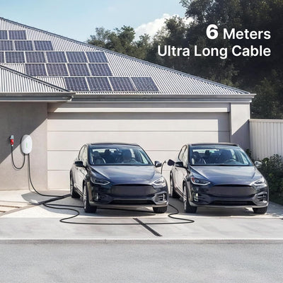 Teskee EV-Ladegerät Typ 2 Wallbox Home Smart EV-Autoladestation für alle Elektrofahrzeuge und Plug-i