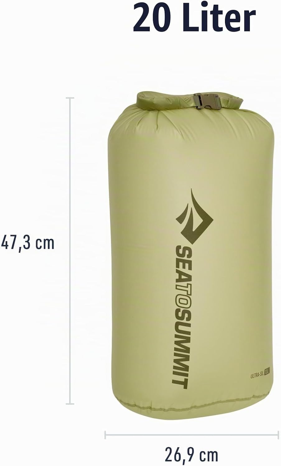 Sea to Summit Ultra-SIL Dry Bag 20L Tarragon Blue Atoll Einheitsgrösse, Blue Atoll Einheitsgrösse