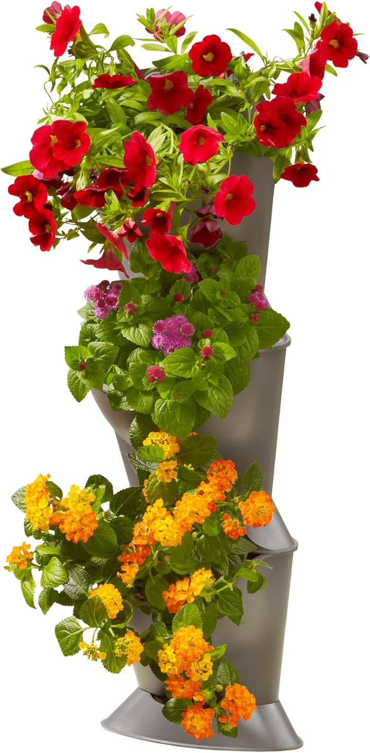 Gardena NatureUp Basis Set Ecke: 3Eck-Pflanzbehälter passend zu den vertikalen Pflanzenbehältern, zu
