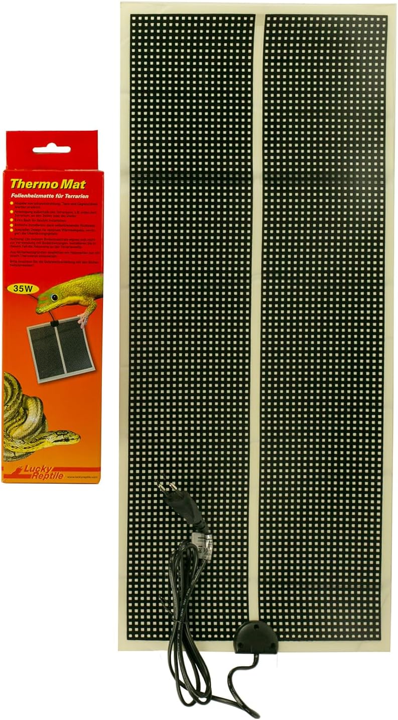 Lucky Reptile HTM-35 Thermo Mat 35 W, Heizmatte für Terrarien, 65 x 28 cm 35 Watt, 35 Watt