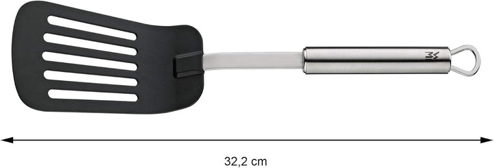 WMF Profi Plus Pfannenwender Kunststoff 32,2 cm, Cromargan Edelstahl teilmattiert, Kunststoffvordert