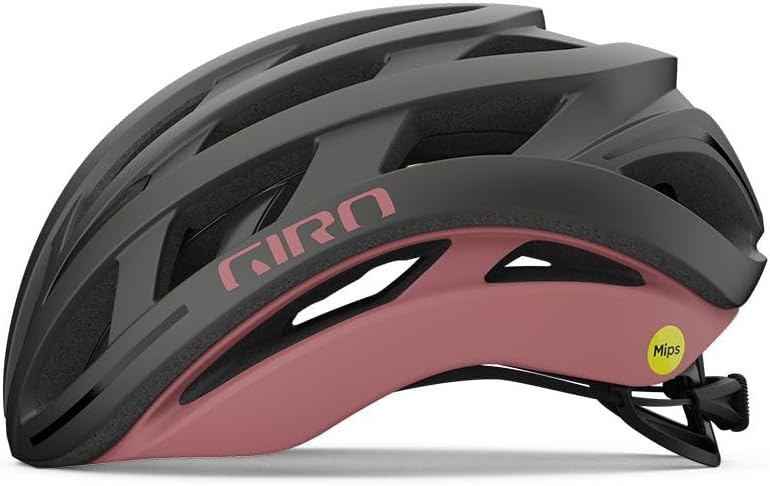 Giro Herren Helios Spherical Helm Small (51-55 cm) Matt Metallic Coal/Dusty Rose, Small (51-55 cm) M
