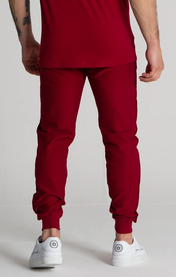 Gianni Kavanagh Herren Burgundy Winner's Planet Joggers Jogger S Rot, S Rot