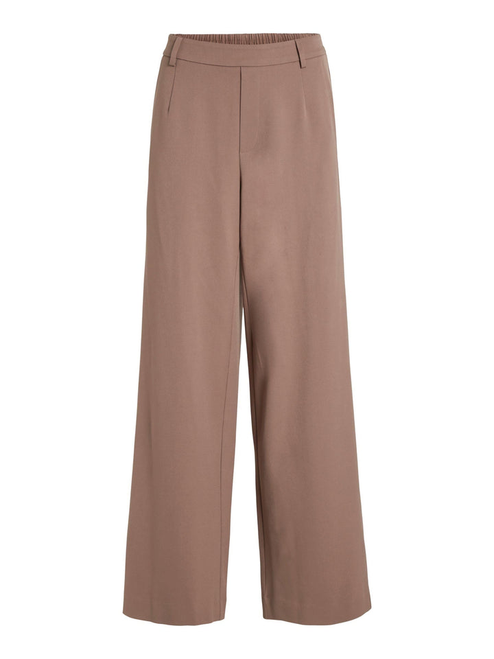 Vila Damen Vivarone Hw Wide Pant-Noos Stoffhose 34 Brown Lentil, 34 Brown Lentil