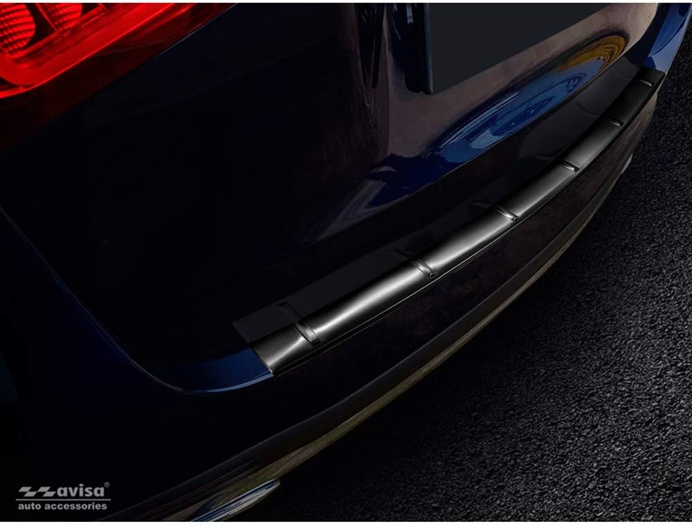 Avisa Schwarz Edelstahl Heckstossstangenschutz kompatibel mit Mercedes GLE II W167 2019- incl. 53 AM