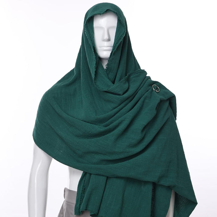 GRACEART Mittelalter Halstuch Tuch Kopftuch Renaissance Pirat Leintuch 230X130 cm Grün, Grün