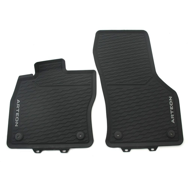 Volkswagen 3G8061502 82V Gummimatten Allwettermatten Original Gummi Fussmatten titanschwarz 2-teilig