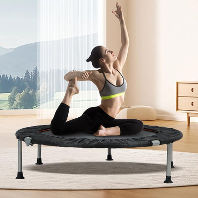 Panana Faltbares Mini-Trampolin Ø102cm Fitness-Trampolin Gartentrampolin Rebounder, Trainings-Trampo