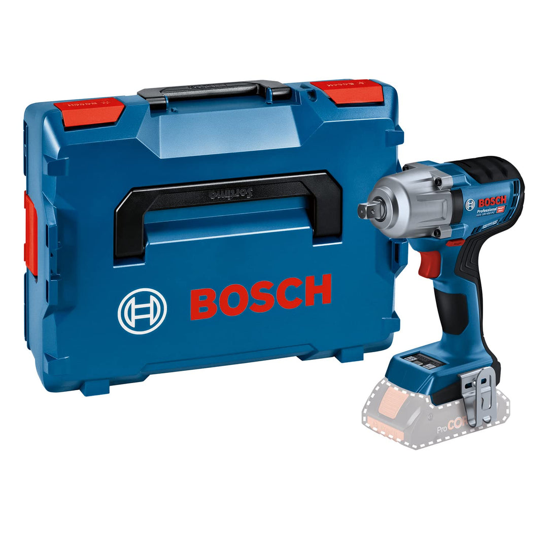 Bosch Professional 18V System Akku-Drehschlagschrauber GDS 18V-450 PC Anziehmoment 450 Nm, Losbrechm