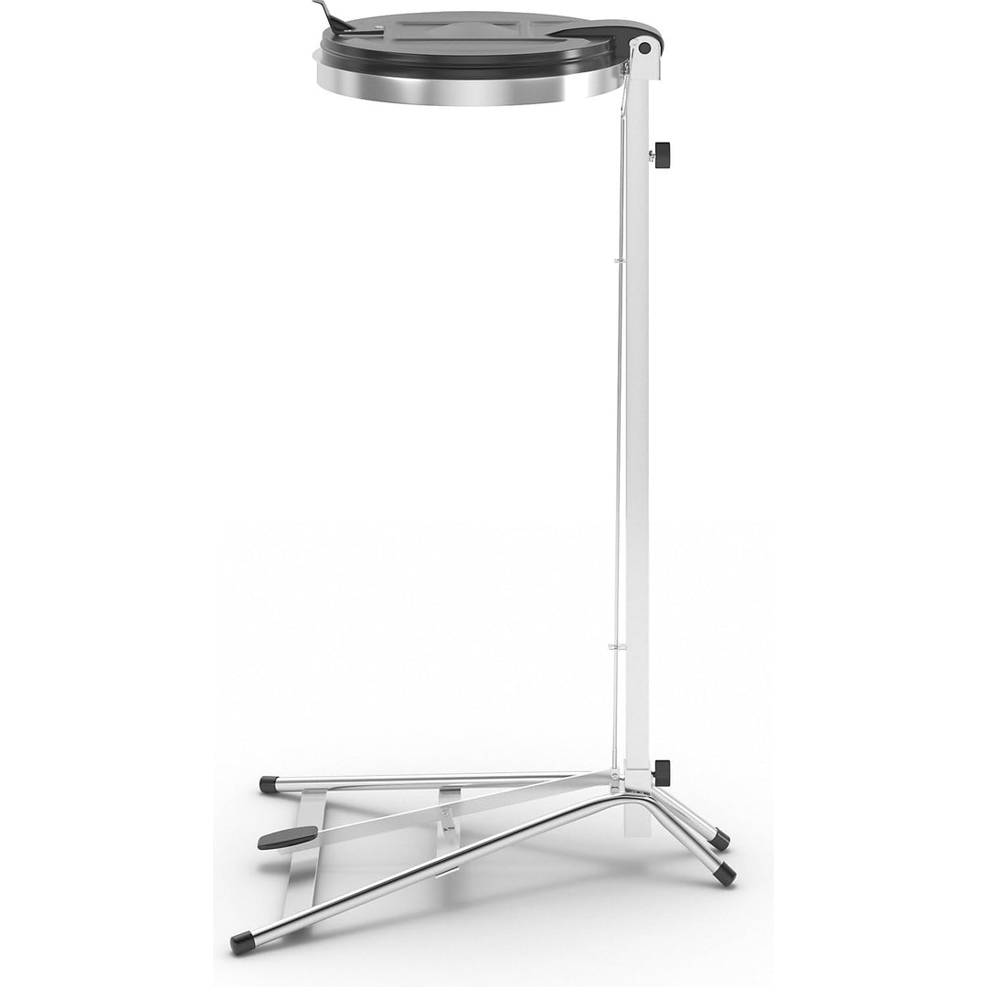 Certeo | Müllsackständer | Standgestell | für Volumen 120 l | mit Pedal | Verzinkt | Kunststoffdecke
