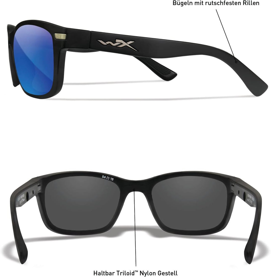 Wiley X │ WX Helix | Sonnenbrille Herren Sonnenbrille Damen │ Polarisiert │ Sport Outdoor Fahrradbri