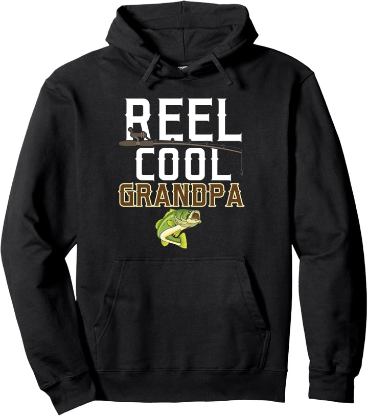 Lustige Angelrolle Zitat Opa Vater Pop Fisherman's Rod Pullover Hoodie