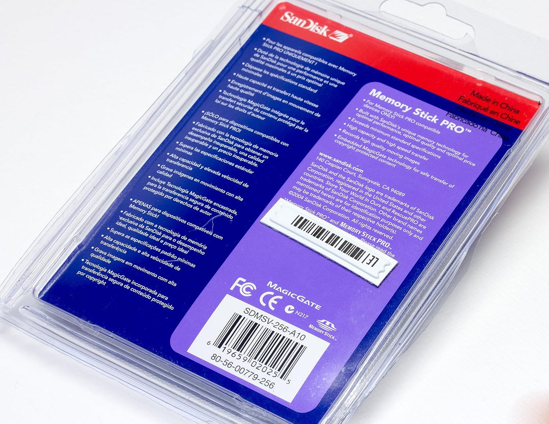 SANDISK Memory Stick Pro 256 MB