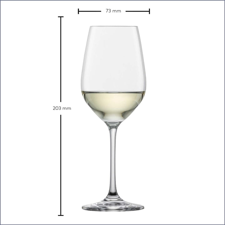 SCHOTT ZWIESEL Weissweinglas Viña (6er-Set), zeitlose Weingläser für Weisswein, spülmaschinenfeste T