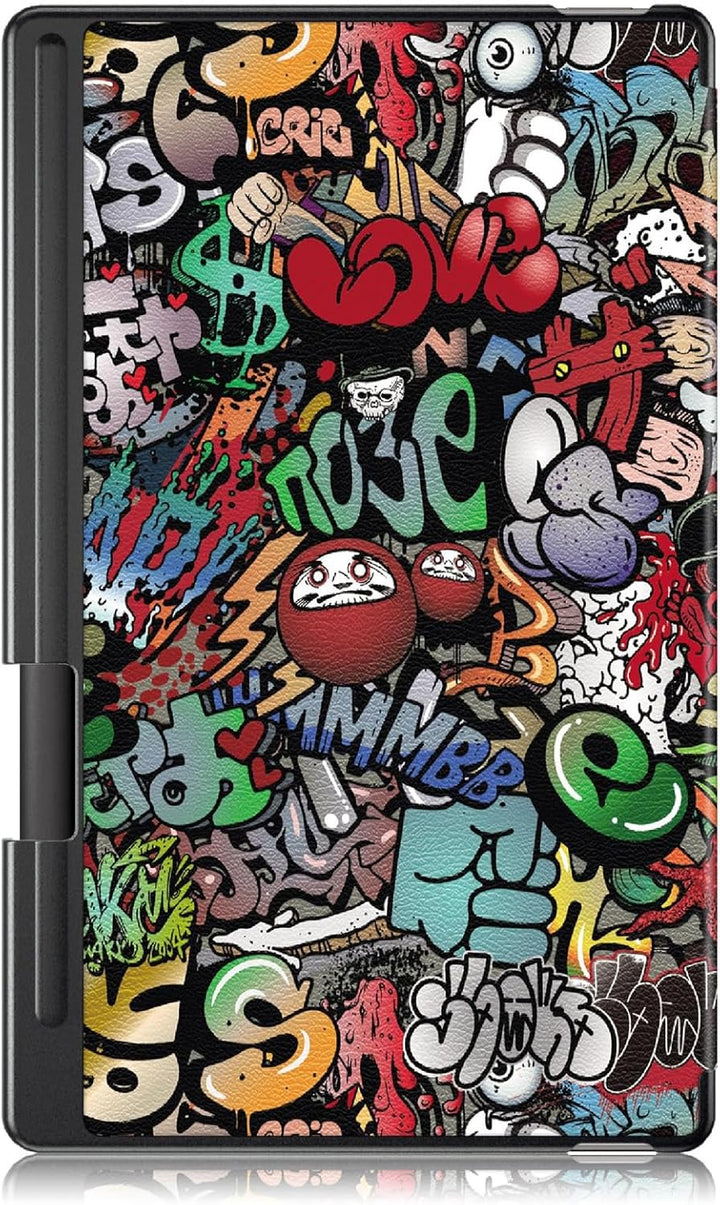 GIOPUEY Hülle Kompatibel mit Remarkable Paper Pro Move 7.3, Flip Case 360° Schutz - Graffiti reMarka