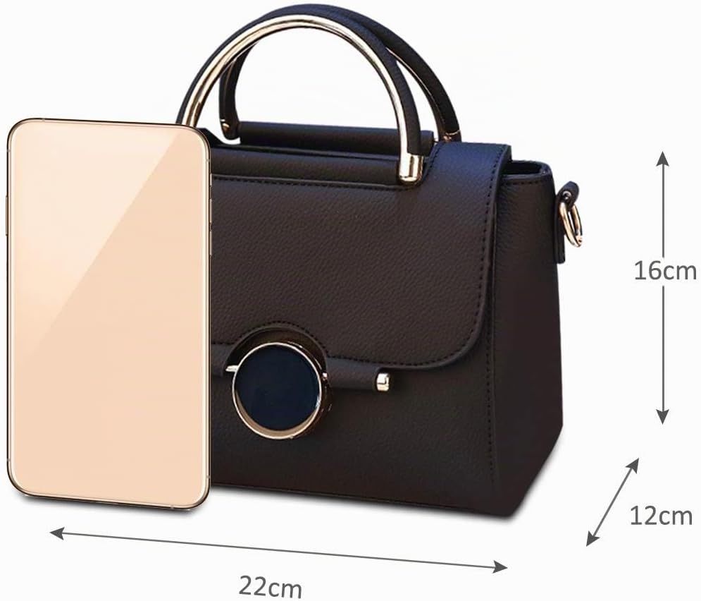 NICOLE &amp; DORIS Umhängetasche Frauen PU Leder Schultertasche Vintage kleine Handtasche zum Ausgehen K