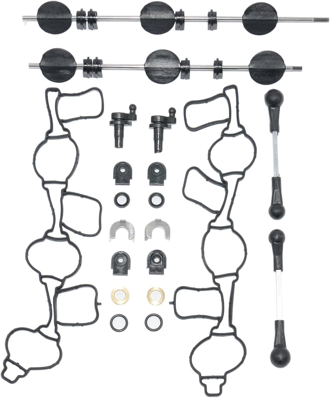 Bisenya Ansaugkrümmer Drallklappen Set Kompatibel mit 059129711CK 059129711DC 059129712BQ 059198212,