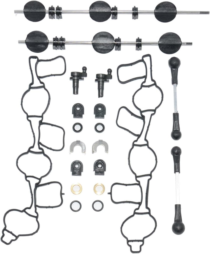 Bisenya Ansaugkrümmer Drallklappen Set Kompatibel mit 059129711CK 059129711DC 059129712BQ 059198212,
