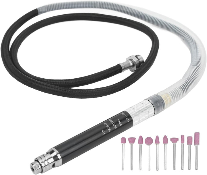 ZHXH Bleistift, 65000 U/Min Luft-Stift-Stabschleifer-Kit Mikro-Stabschleifer-Set Tragbares Schleifen