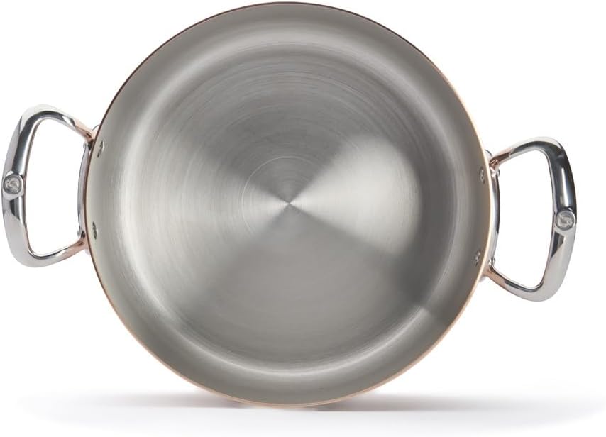 de Buyer - Kochtopf aus Kupfer mit Deckel PRIMA MATERA - 28 cm - 6242.28 Durchmeser 28 cm, Durchmese