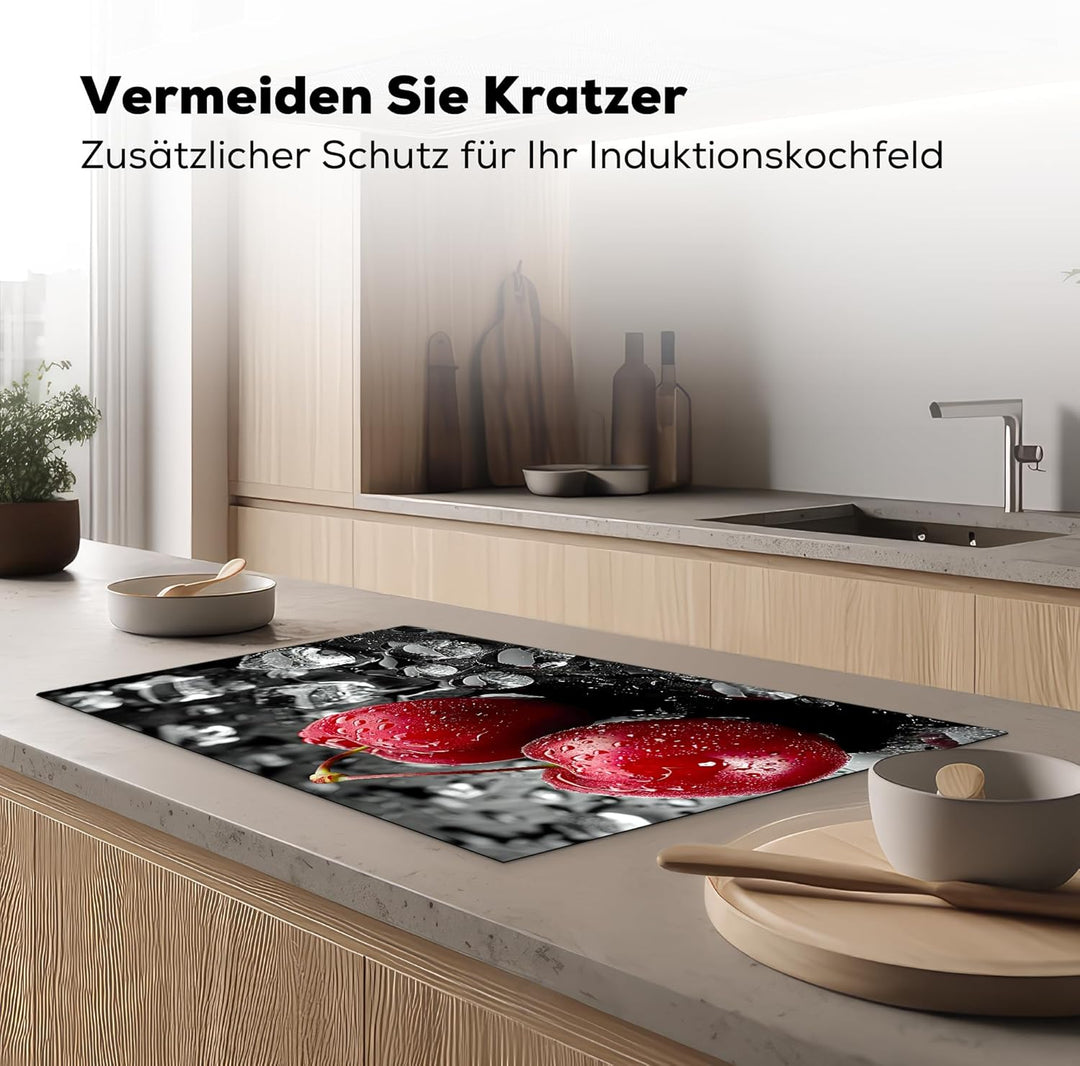 KitchenYeah© Herdabdeckplatte 83x51 cm Einteilig Herdabdeckung Abdeckplatte für Ceranfeld Abdeckung