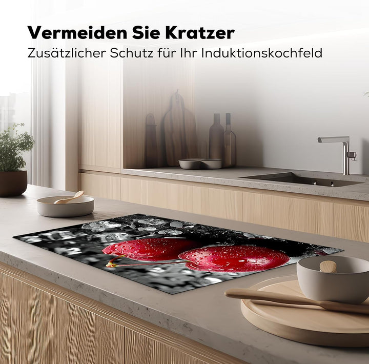 KitchenYeah© Herdabdeckplatte 83x51 cm Einteilig Herdabdeckung Abdeckplatte für Ceranfeld Abdeckung