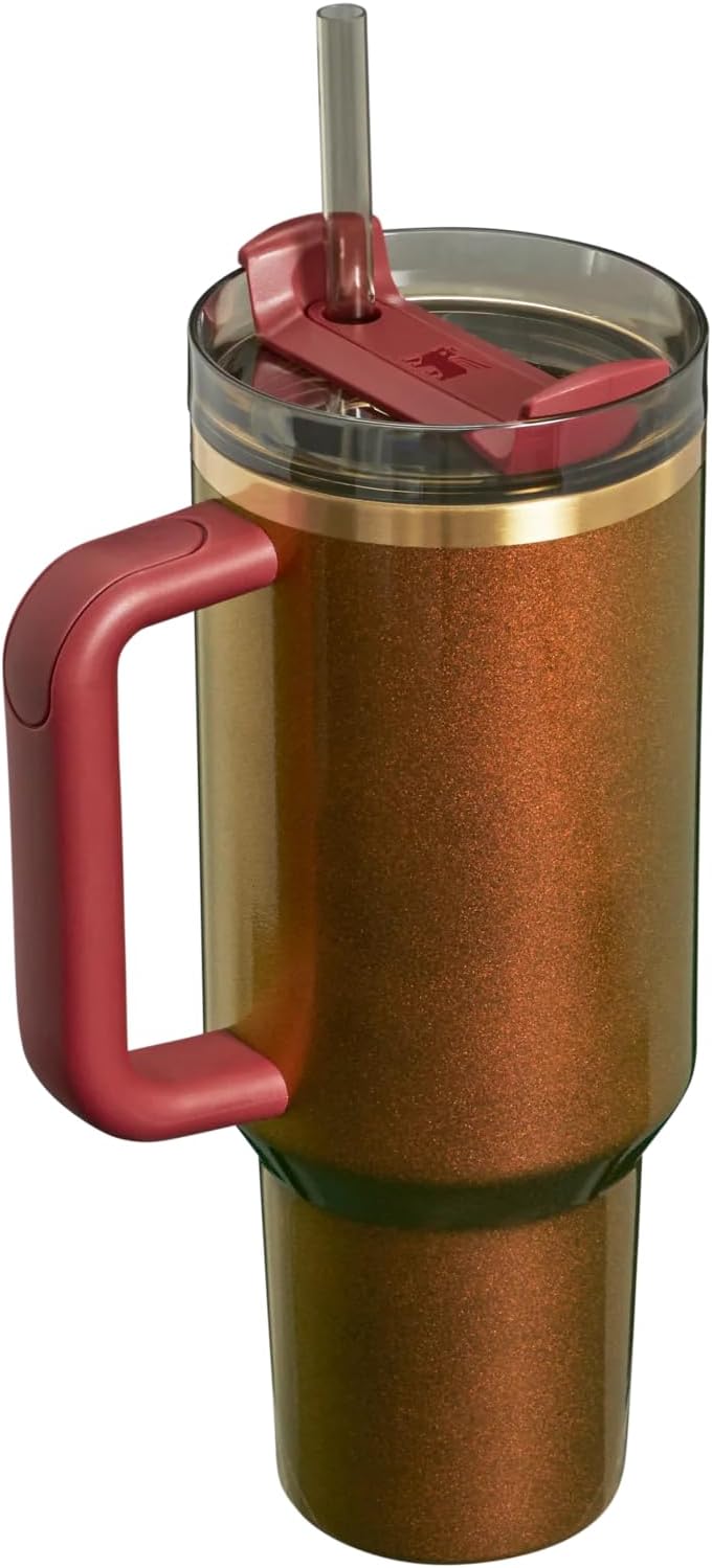 Stanley Quencher H2.0 FlowState Trinkglas, 1,2 l, Country Gold