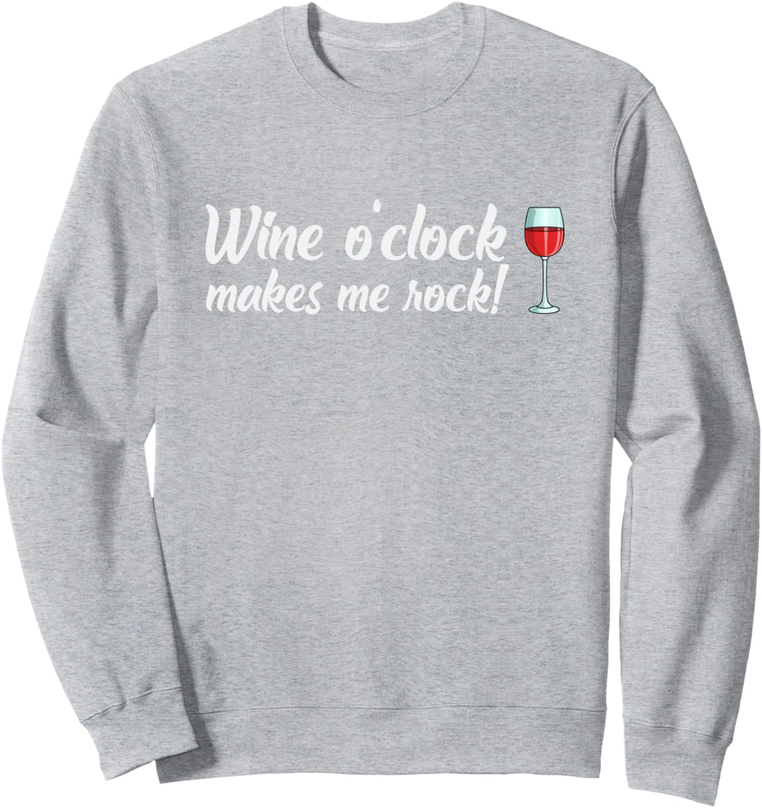 Witziges Wein Geschenk Damen, mit Lustigen Spruch, Frau Sweatshirt