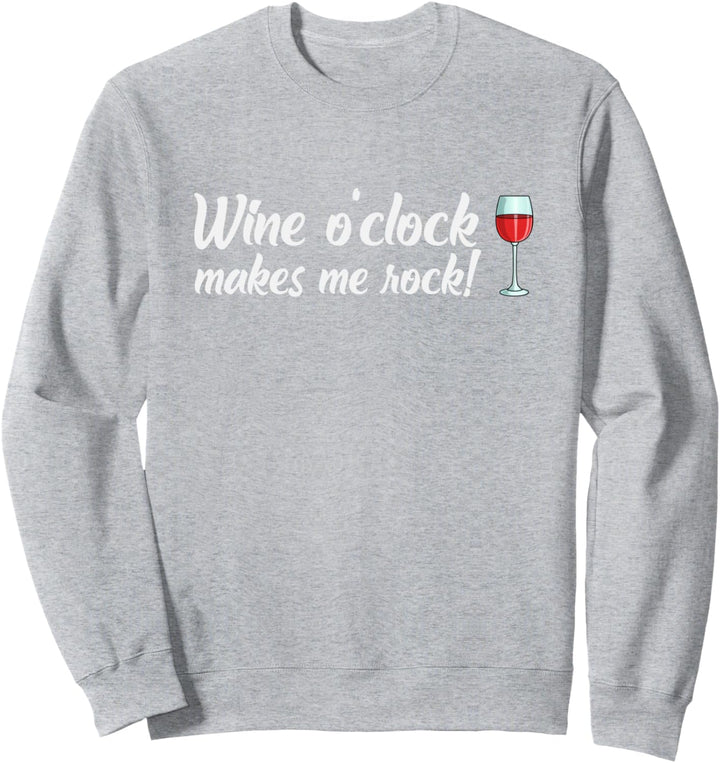 Witziges Wein Geschenk Damen, mit Lustigen Spruch, Frau Sweatshirt