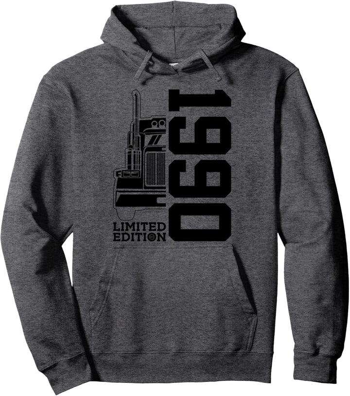 34 JAHRE TRUCKER 1990 LKW FAHRER 34. GEBURTSTAG Pullover Hoodie