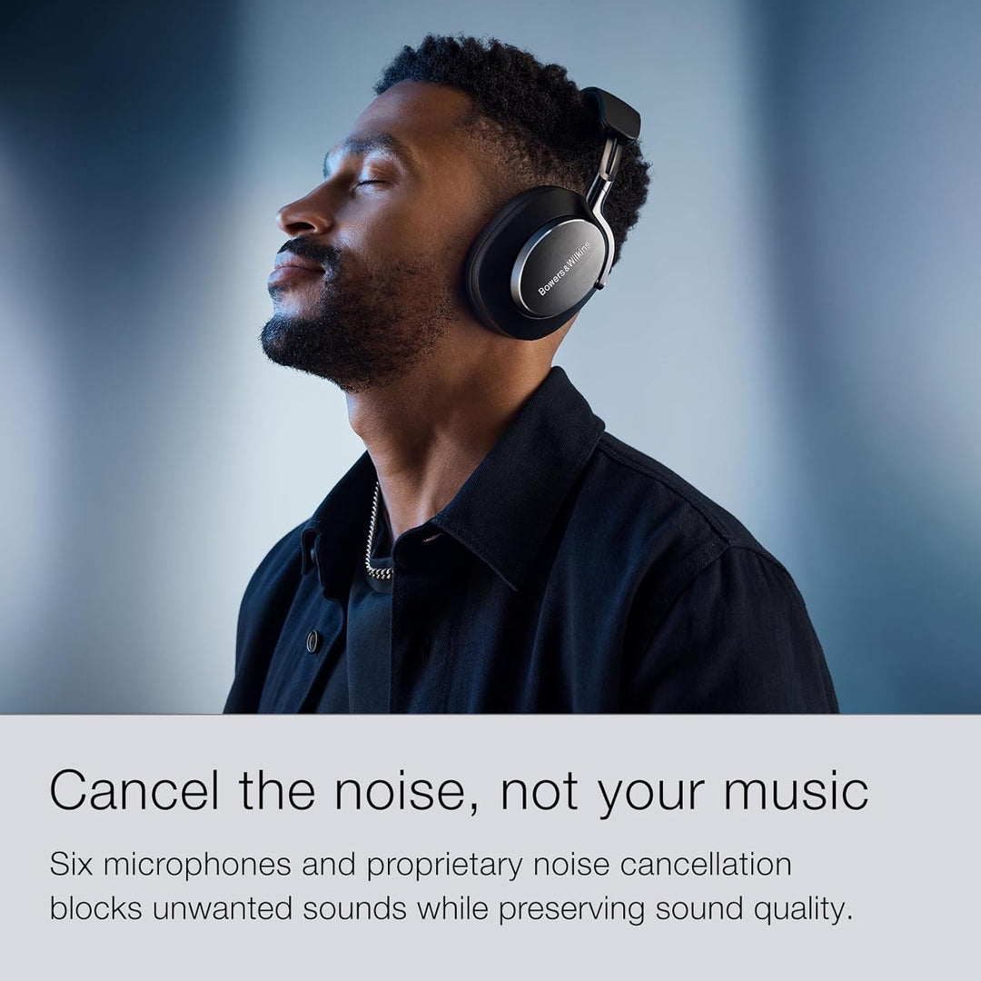Bowers & Wilkins Px8 Over-Ear-Kopfhörer mit Geräuschunterdrückung, kabellos, Bluetooth 5.0, Schnelll