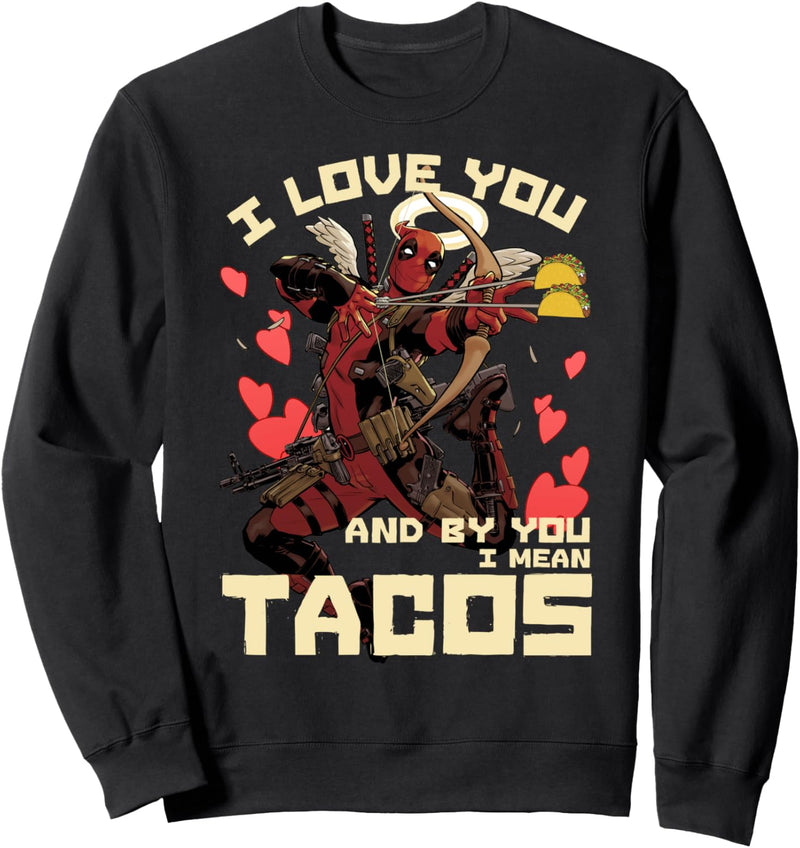 Marvel Deadpool Taco Cupid Sweatshirt