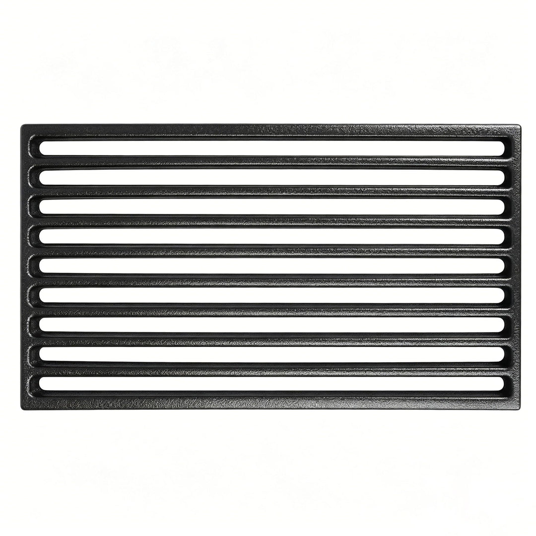 GFTIME Gusseisen Kaminrost Feuerrost Ofenrost 16 x 28 cm Gussrost für Kamin Aus Massivem Gusseisen,