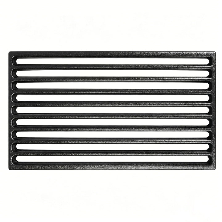 GFTIME Gusseisen Kaminrost Feuerrost Ofenrost 16 x 28 cm Gussrost für Kamin Aus Massivem Gusseisen,