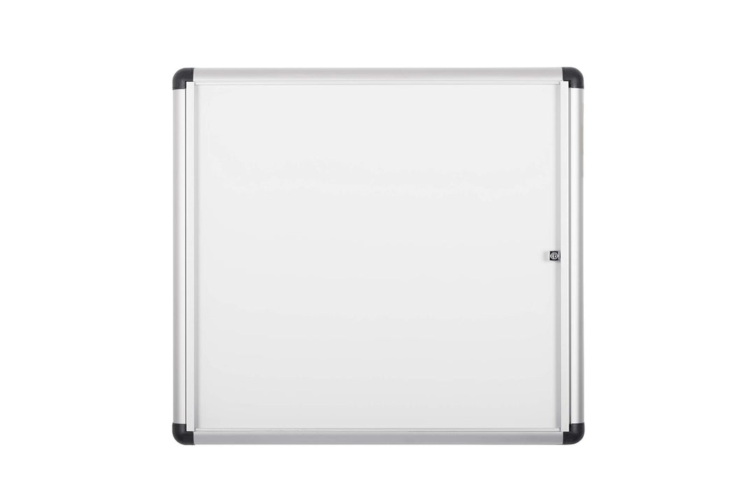 Bi-Office-Vitrine für den Innenbereich mit zusätzlichem, abschliessbarem magnetischem Whiteboard, Gr