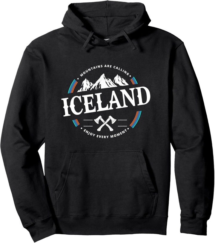 Iceland Mountain Outdoor Iceland Pullover Hoodie