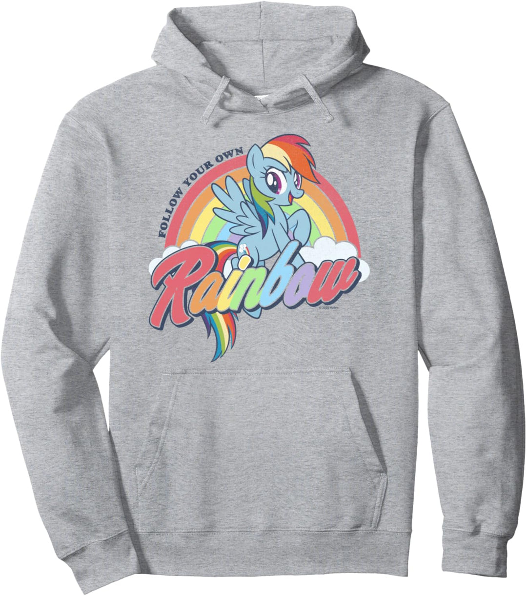 My Little Pony Rainbow Dash Follow Your Own Rainbow Pullover Hoodie