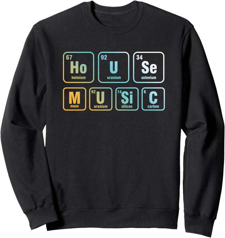 Disc Jockey DJ House Music Entspannende Elektronische Musik Sweatshirt