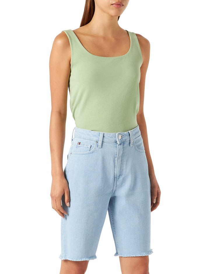 Tommy Hilfiger Damen DNM Classic Straight Aby Shorts 28W Aby, 28W Aby