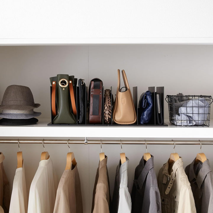 YAMAZAKI Home Smart Geldbörse Organizer/Tasche Trennwand für Schrank Regal - ABS Kunststoff Einheits