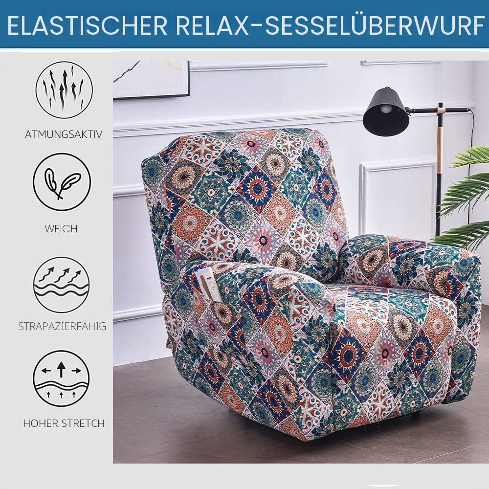 Meigeh Sesselbezug Stretchhusse für Relaxsessel Sesselbezug Sessel überzug Stretch Sesselschoner rel