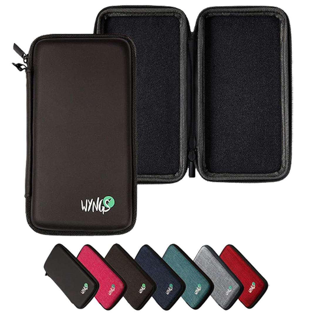 WYNGS Schutztasche Schwarz zum Taschenrechner HP 10BII Plus Schwarz HP 10bII+, Schwarz HP 10bII+