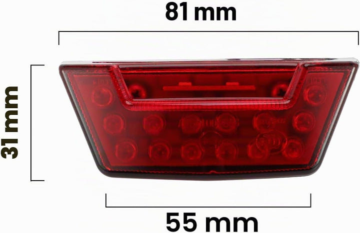 BIUGERCN Motorrad Bremslichter Rückleuchten DRL Lichter Lampe für Talaria Sting R MX3/R MX4 Talaria
