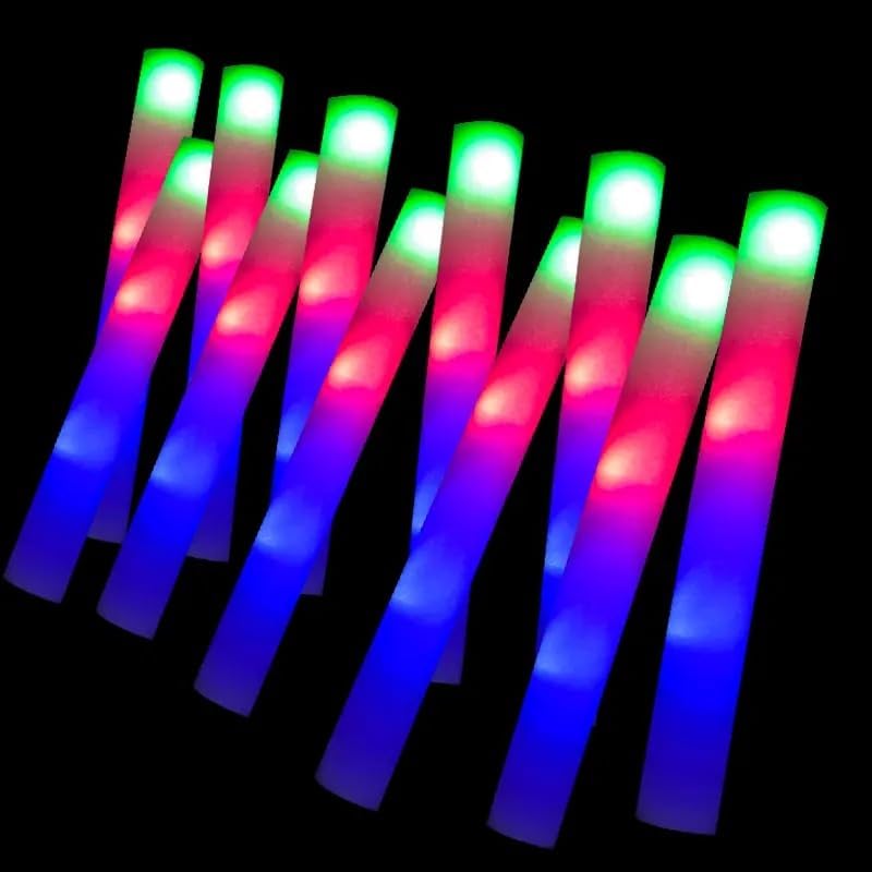 20 LED-Leuchtstäbchen aus Schaumstoff für 1-3 Tage